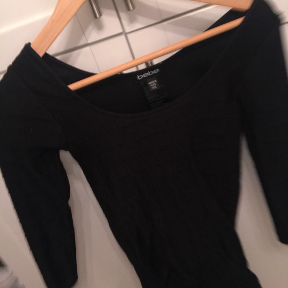 Bebe Black bodycon dress
